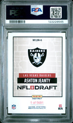 Graded 2025 Panini Instant Ashton Jeanty #NFLDN6 NFL Draft Night Rookie RC Football Card PSA 8 Near Mint (ONLINE ORDER ONLY)