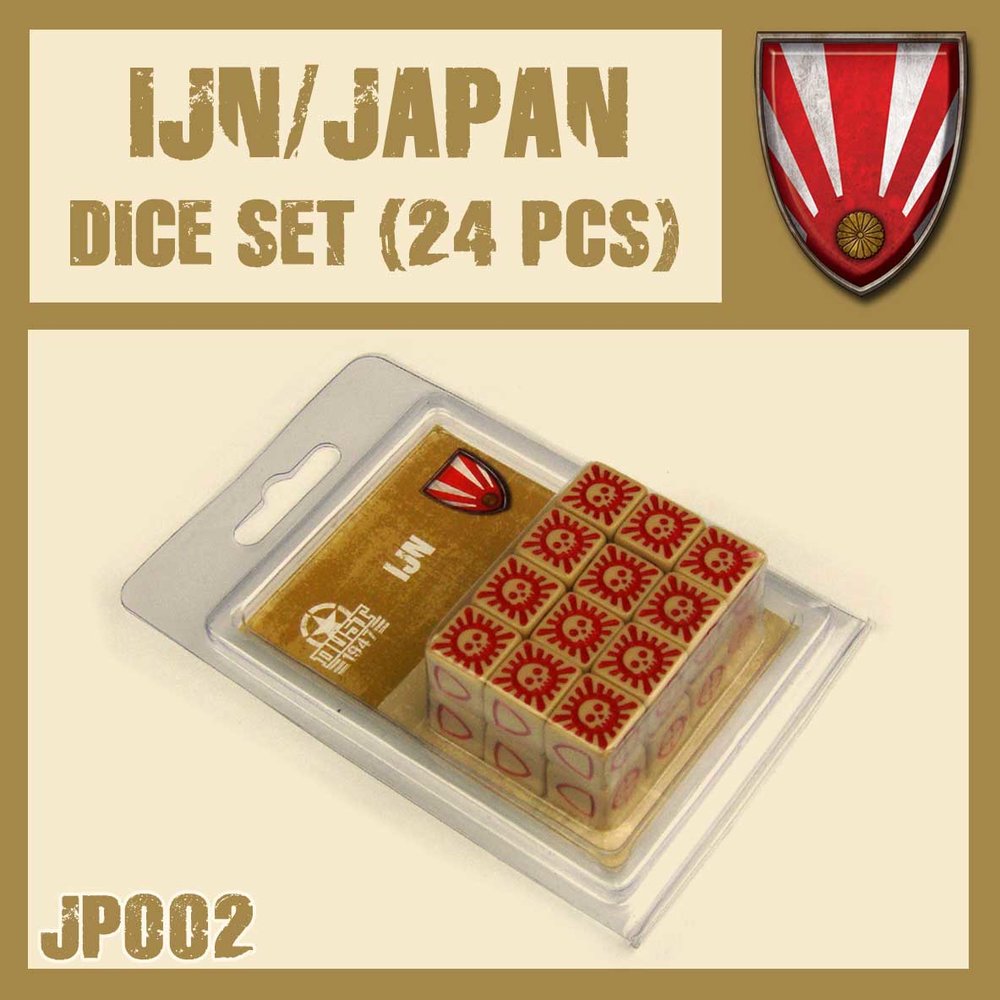 DUST 1947: IJN Dice Set (24) (ONLINE ORDER ONLY)