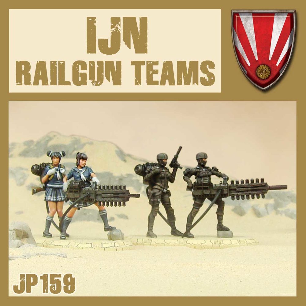 DUST 1947: IJN Railgun Teams (ONLINE ORDER ONLY)