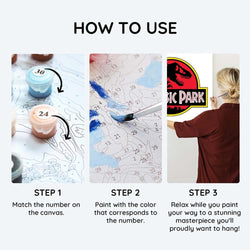 Jurassic Park - Paint By Numbers Kit (ONLINE ORDER ONLY)