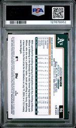 Graded 2025 Topps Chrome Jacob Wilson #96 Raywave Rookie RC Baseball Card PSA 10 Gem Mint