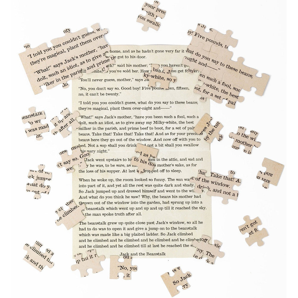 Jack & the Beanstalk Double-Sided 96 Piece Jigsaw Puzzle Professor Puzzle (ONLINE ORDER ONLY)