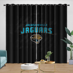 Jacksonville Jaguars Curtains Blackout Window Drapes Room Decoration (Online Order Only)
