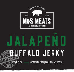 Jalapeno Buffalo Jerky (ONLINE ORDER ONLY)