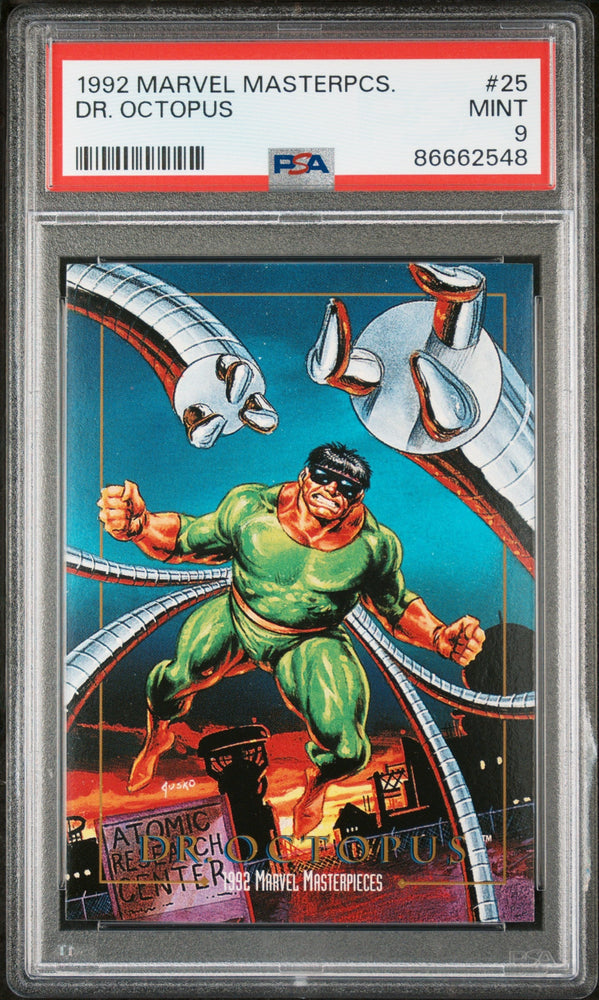 1992 MARVEL MASTERPIECES DR. OCTOPUS  #25 - PSA 9 (Online Order Only)