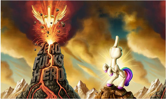 FUnicorn Bronze Edition 8-inch resin sculpture (ONLINE ORDER ONLY)