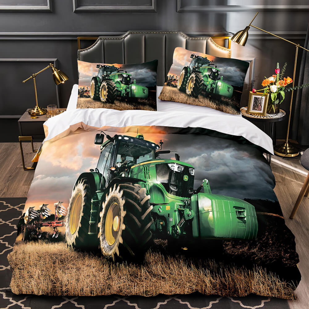 Farming Tractor Bedding Set Duvet Cover Without Filler (Online Order Only)