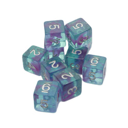 Jellyfish Essence 10d6 - DnD Dice Set | Acrylic RPG Gaming Dice (ONLINE ORDER ONLY)