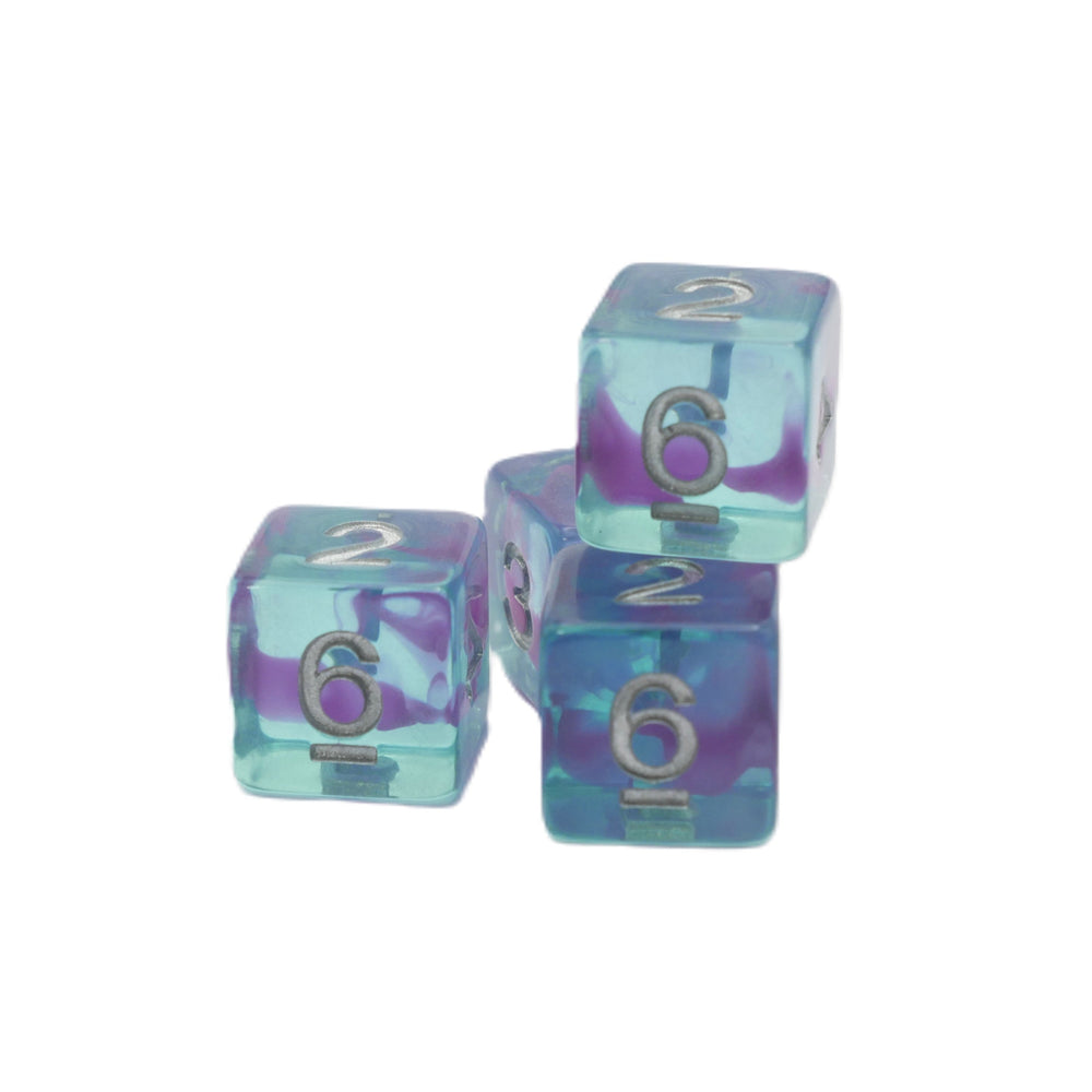 Jellyfish Essence 10d6 - DnD Dice Set | Acrylic RPG Gaming Dice (ONLINE ORDER ONLY)