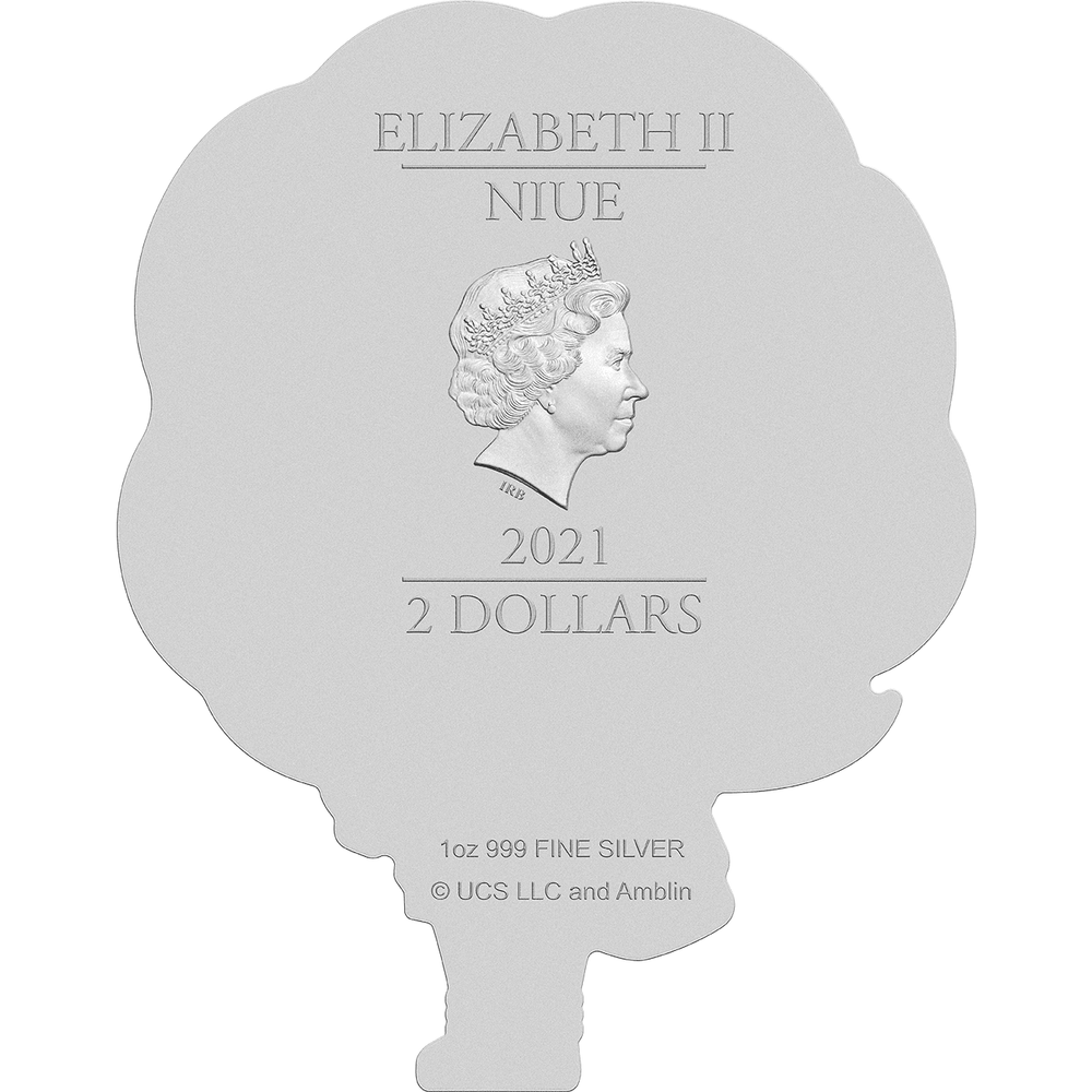 Back to the Future Limited Edition 2021 Jennifer Parker shaped 1oz silver coin (ONLINE ORDER ONLY)