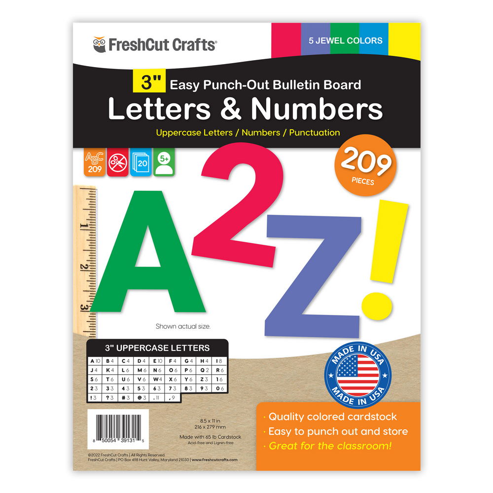 Bulletin Board Letters – 3 inch (ONLINE ORDER ONLY)