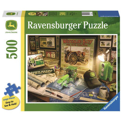 John Deere Work Desk 500 Piece Jigsaw Puzzle Ravensburger (ONLINE ORDER ONLY)