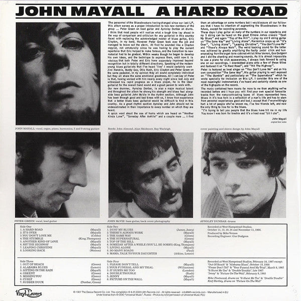 A Hard Road (Bonus Tracks) (2 Lp's) [Vinyl]