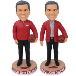 John Calipari Arkansas Razorbacks Coach Bobbleheads (ONLINE ORDER ONLY)