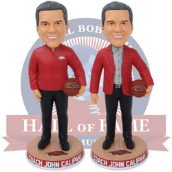 John Calipari Arkansas Razorbacks Coach Bobbleheads (ONLINE ORDER ONLY)