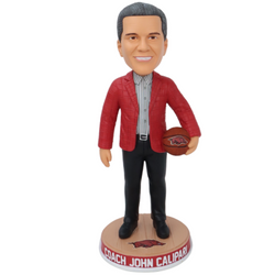 John Calipari Arkansas Razorbacks Coach Bobbleheads (ONLINE ORDER ONLY)