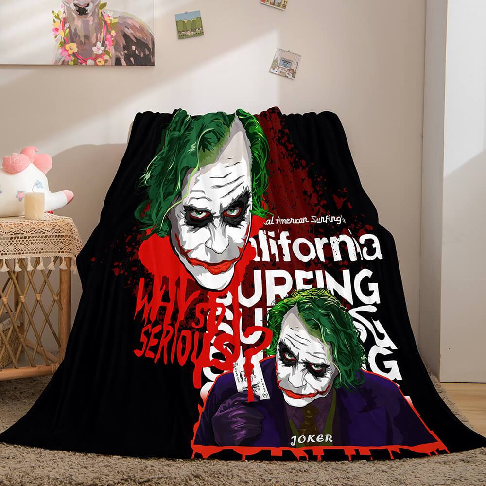 Joker Flannel Fleece Blanket (Online Order Only)