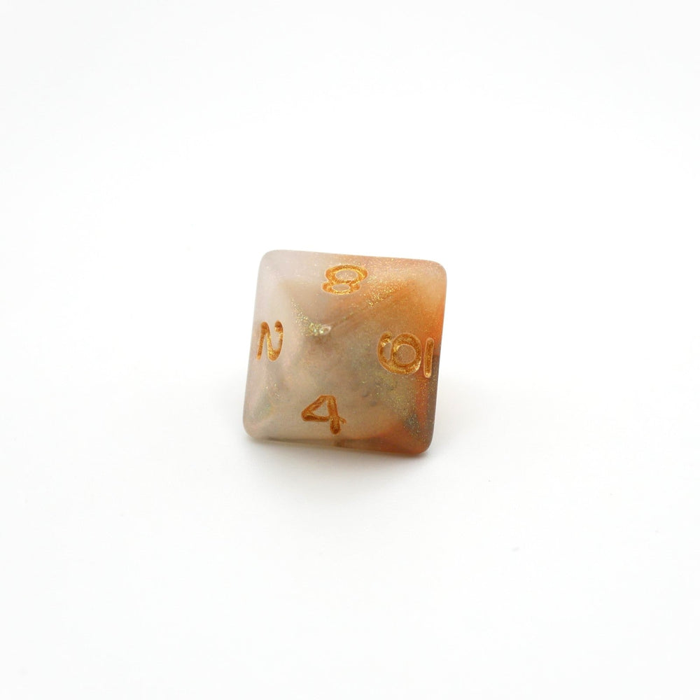 Jovian Cloud - 7 Piece DnD Dice Set | Acrylic RPG Gaming Dice (ONLINE ORDER ONLY)