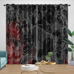 Jujutsu Kaisen Curtains Blackout Window Drapes Room Decoration (Online Order Only)