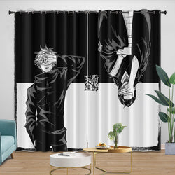 Jujutsu Kaisen Curtains Blackout Window Drapes Room Decoration (Online Order Only)