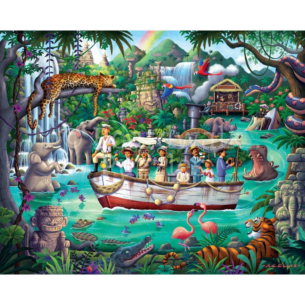 Jungle River Expedition 500 Piece Jigsaw Puzzle Boardwalk (ONLINE ORDER ONLY)