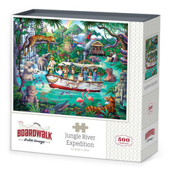 Jungle River Expedition 500 Piece Jigsaw Puzzle Boardwalk (ONLINE ORDER ONLY)