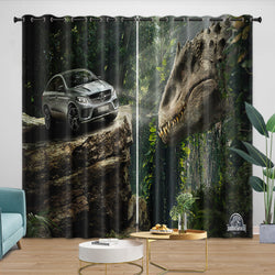 Jurassic World Curtains Blackout Window Drapes Room Decoration (ONLINE ORDER ONLY)