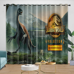 Jurassic World Curtains Dinosaur  Blackout Window Drapes Room Decoration (ONLINE ORDER ONLY)