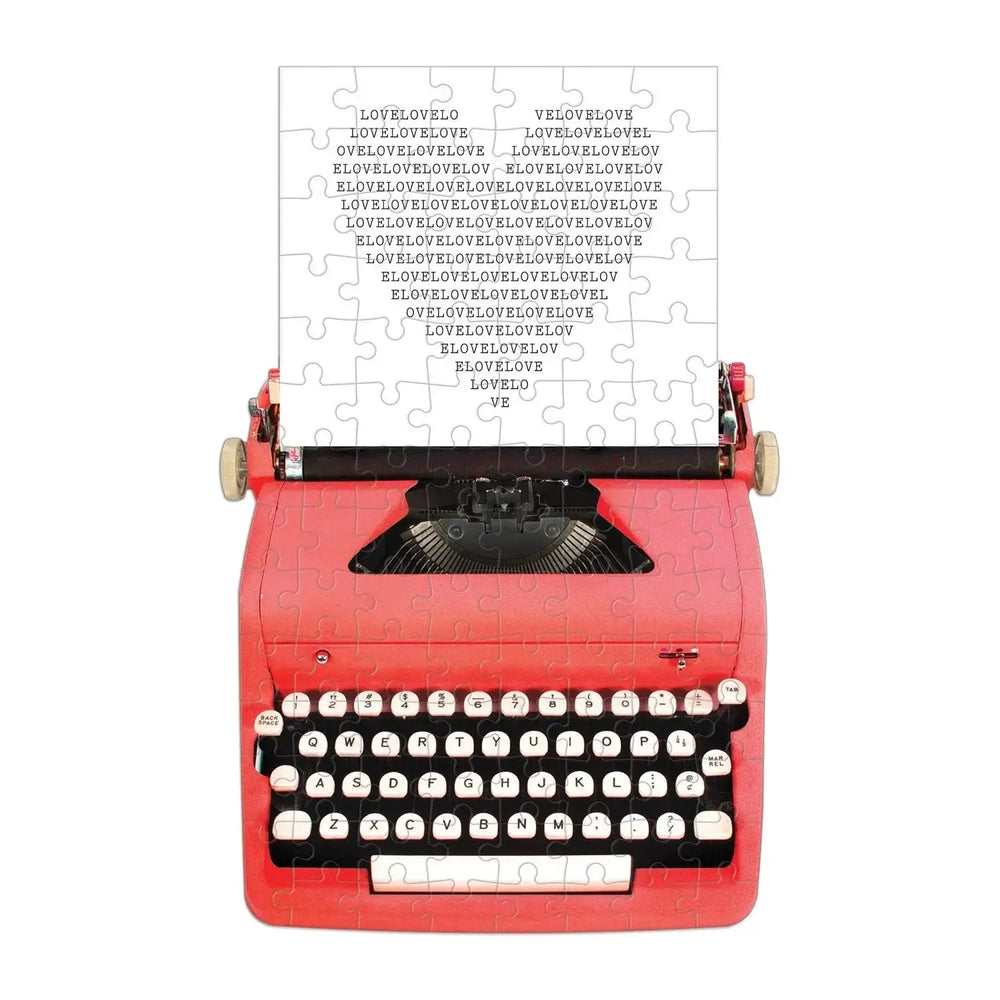 Just My Type 100 Piece Mini Shaped Jigsaw Puzzle Galison (ONLINE ORDER ONLY)