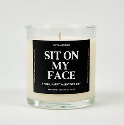 Sit On My Face Glass Candle (ONLINE ORDER ONLY)