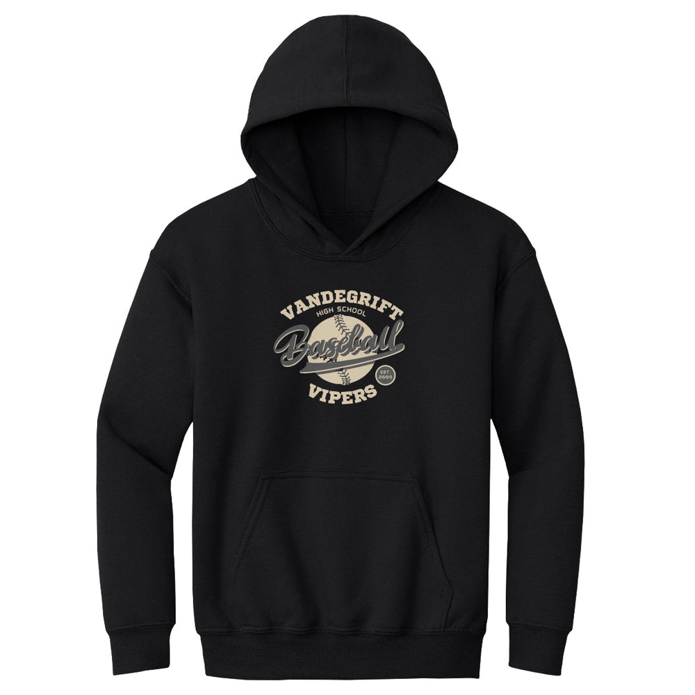 Vandegrift Crown Trio Baseball Script WHT (ONLINE ORDER ONLY)