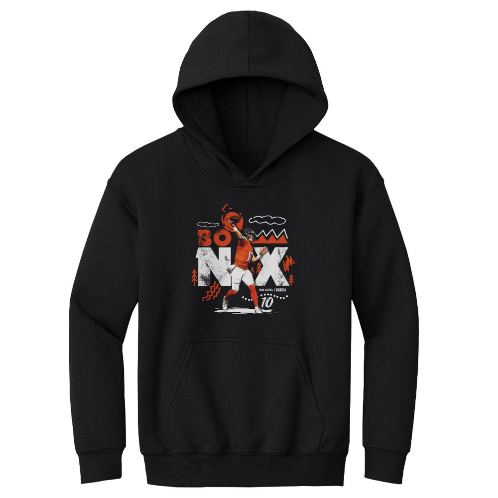 Bo Nix Denver Player Name WHT (ONLINE ORDER ONLY)