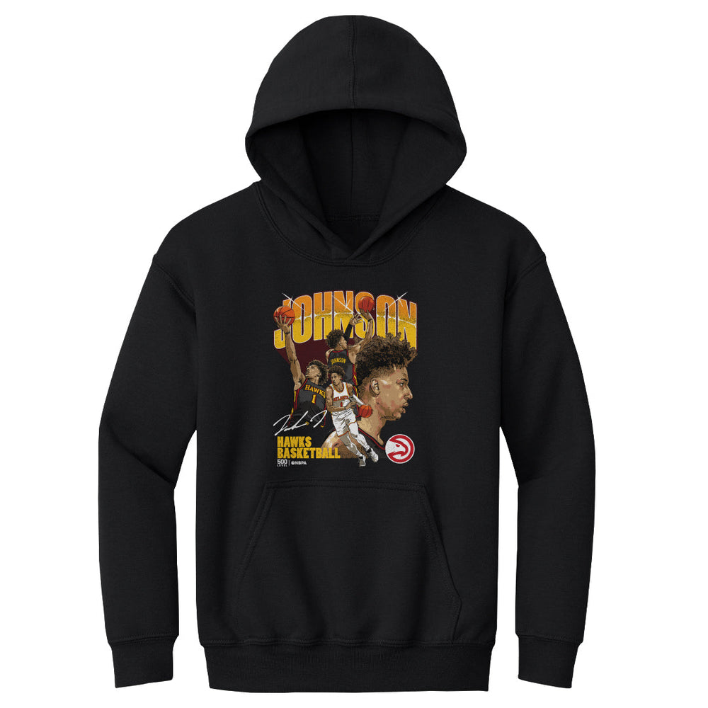 Jalen Johnson Atlanta Hawks Collage WHT (ONLINE ORDER ONLY)