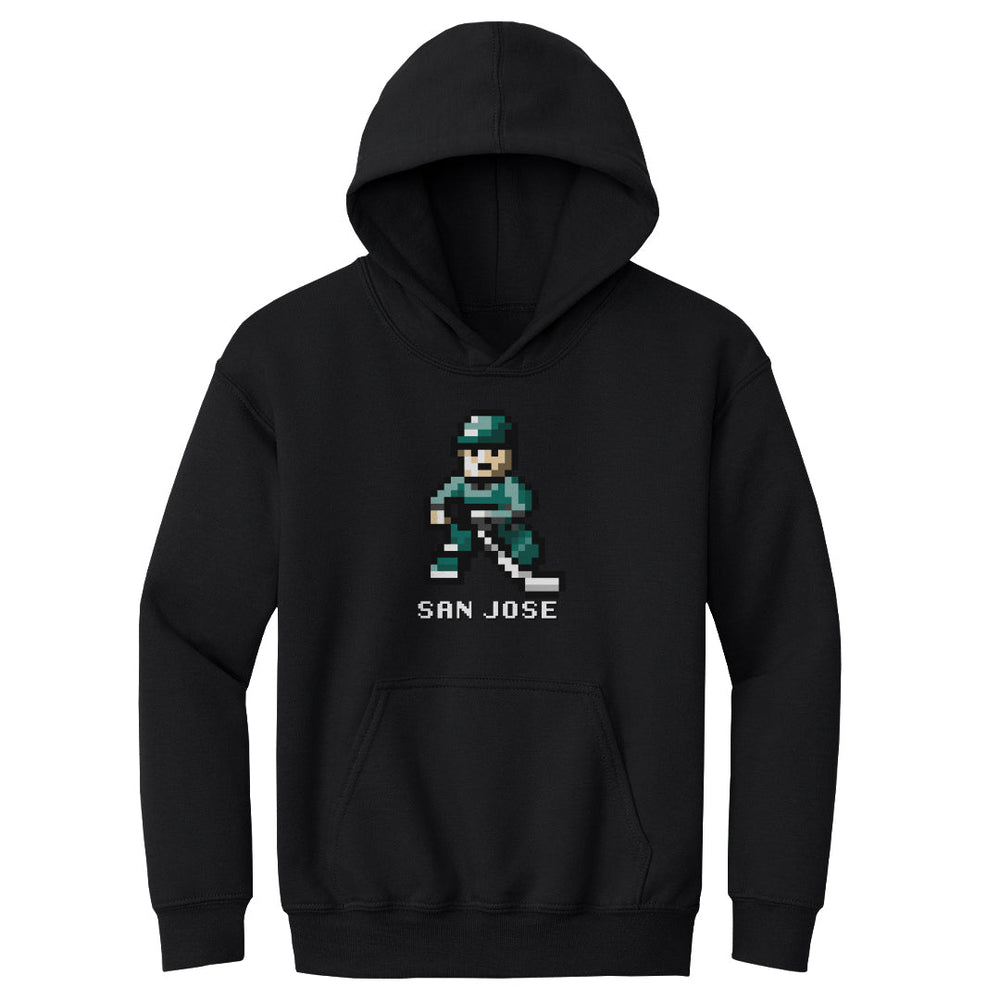 San Jose Hockey 8-bit WHT (ONLINE ORDER ONLY)