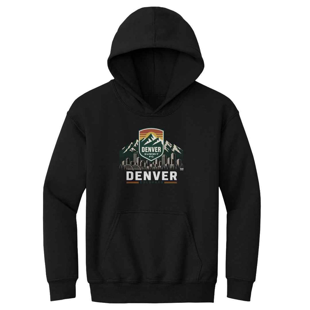 Denver Summit FC Skyline Logo WHT
