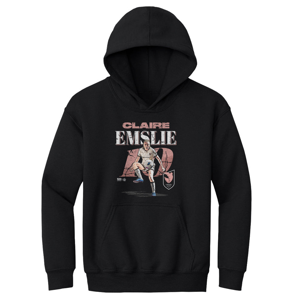 Claire Emslie Angel City FC Cracked Number WHT (ONLINE ORDER ONLY)