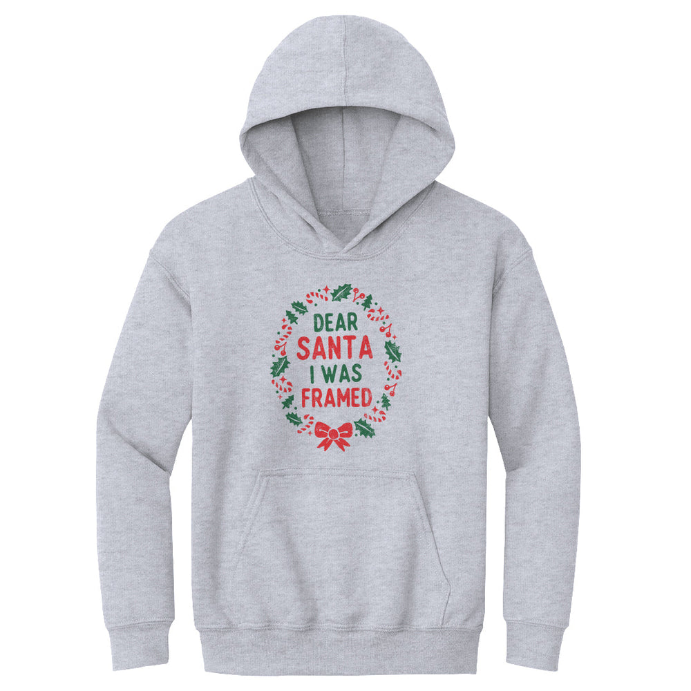 Christmas Dear Santa I Was Framed WHT (ONLINE ORDER ONLY)
