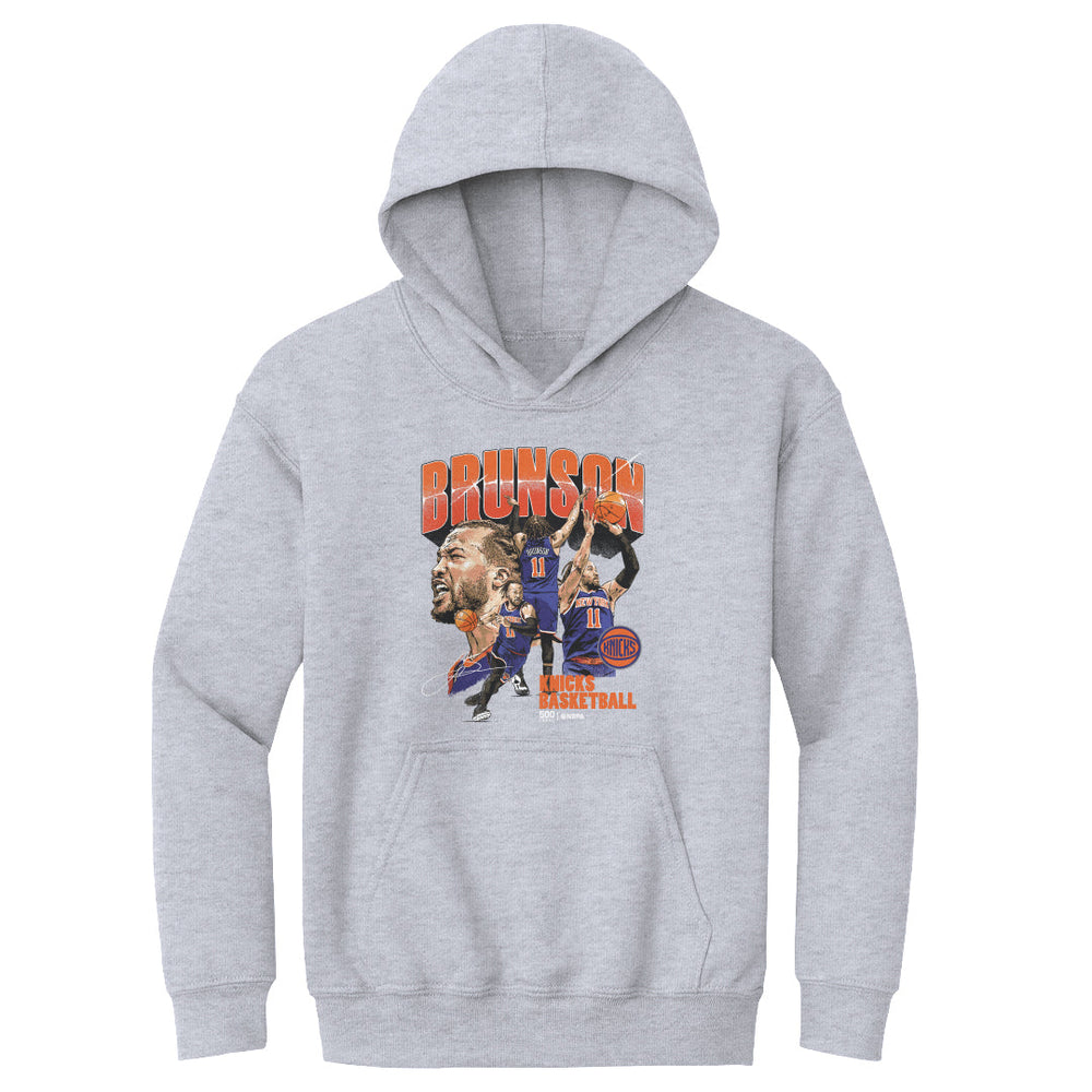 Jalen Brunson New York Knicks Collage WHT