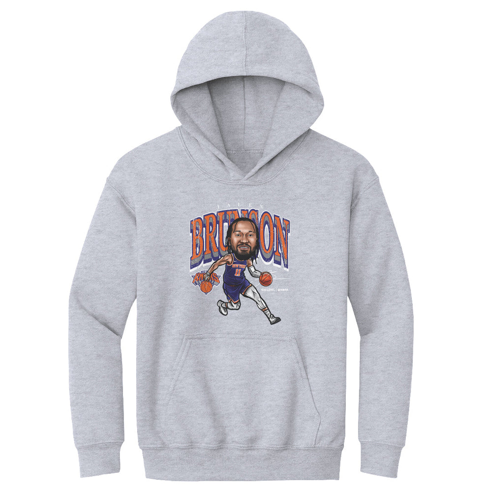 Jalen Brunson New York Knicks Cartoon WHT