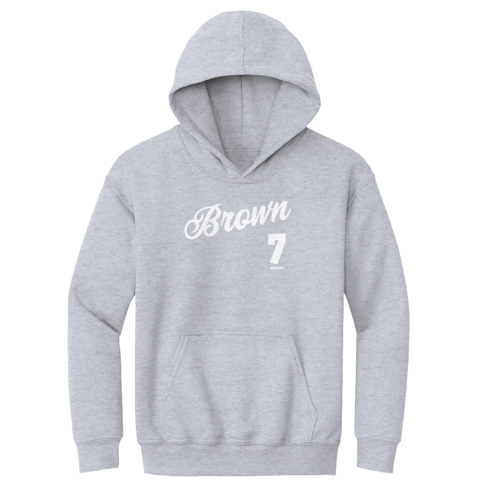Jaylen Brown Boston Script WHT (ONLINE ORDER ONLY)