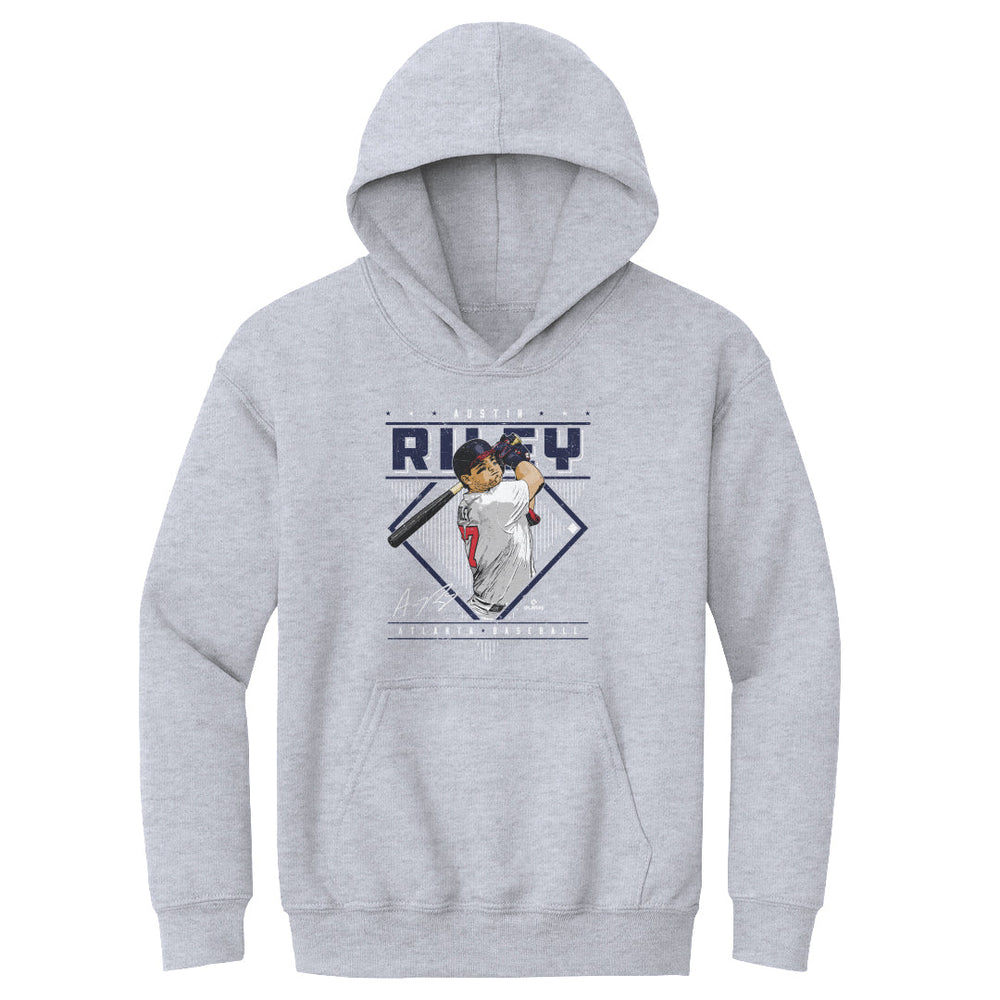 Austin Riley Atlanta Diamond Name WHT (ONLINE ORDER ONLY)