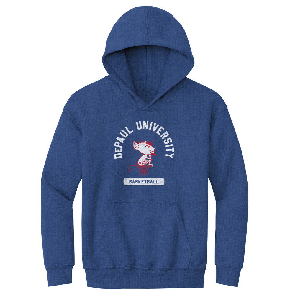 DePaul Blue Demons Mascot Basketball WHT