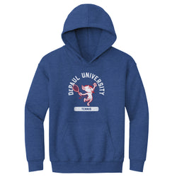 DePaul Blue Demons Mascot Tennis WHT