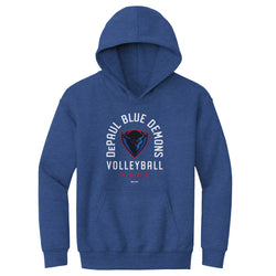 DePaul Blue Demons Volleyball Arc WHT