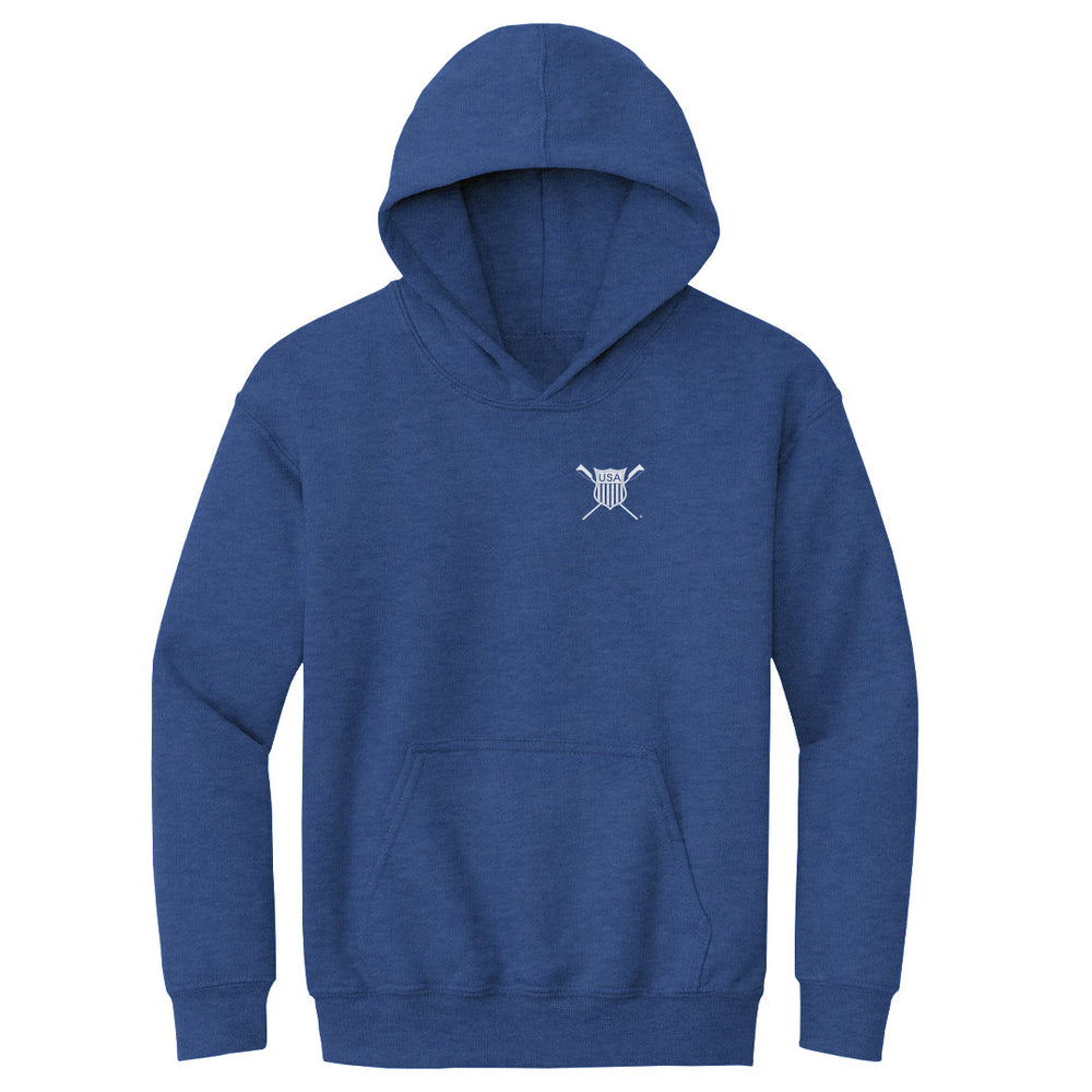 USRowing Emblem Pocket White WHT (ONLINE ORDER ONLY)