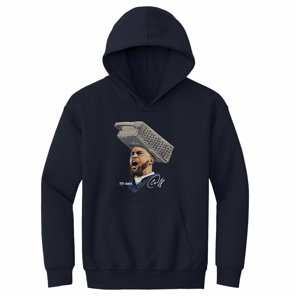 Caleb Williams Chicago Cheese Grater Portrait WHT (ONLINE ORDER ONLY)