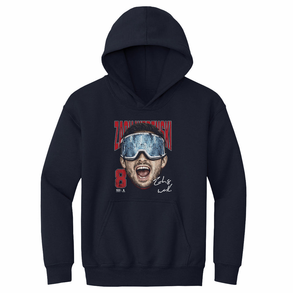 Zach Werenski Columbus Goggles WHT (ONLINE ORDER ONLY)
