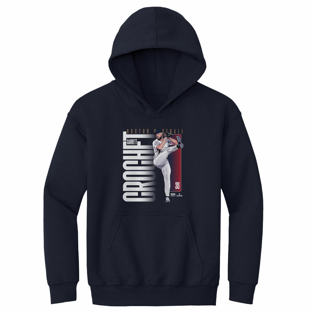 Garrett Crochet Boston Vertical Name WHT (ONLINE ORDER ONLY)