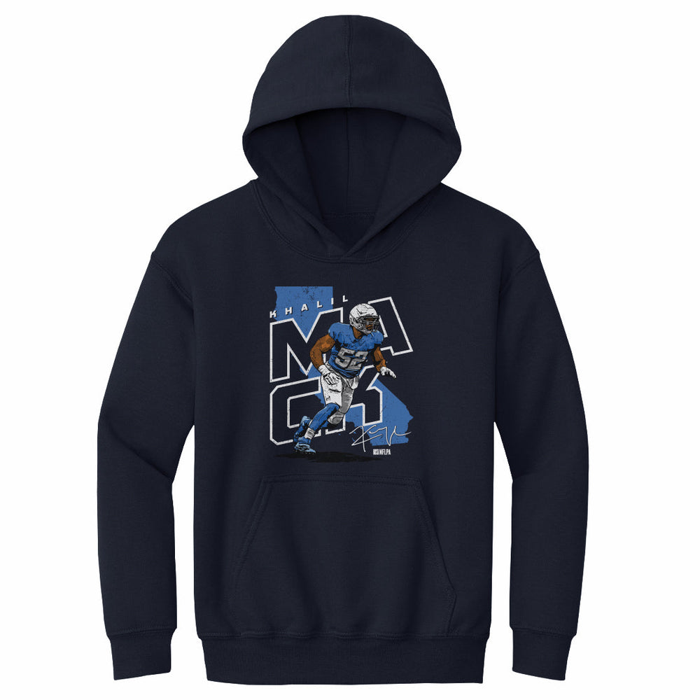 Khalil Mack Los Angeles C Player Map WHT (ONLINE ORDER ONLY)