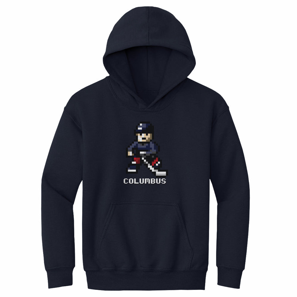 Columbus Hockey 8-bit WHT (ONLINE ORDER ONLY)